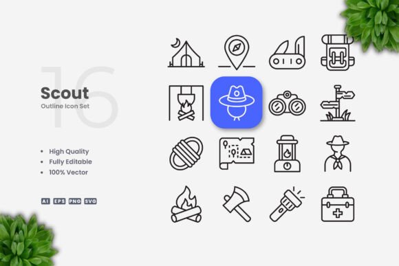Scout Icons: Clean Graphics for Modern Web and Editorial Design
