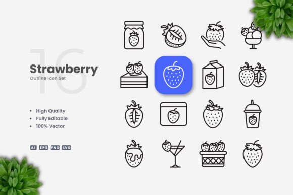 Strawberry Icons: A Versatile Embroidery Design Review