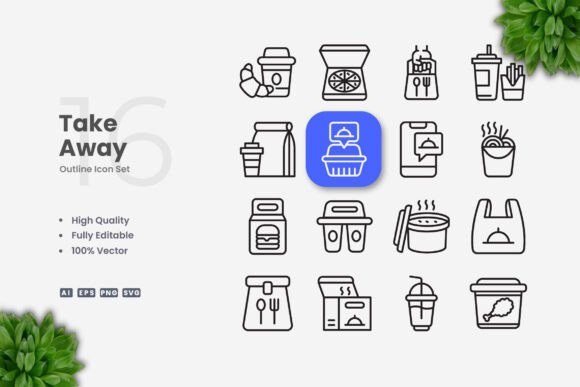 Takeaway Icons: A Simple Graphic Asset for Local Business Branding